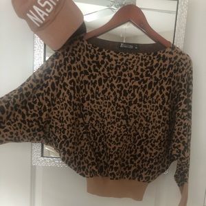 Cheetah Print Sweater